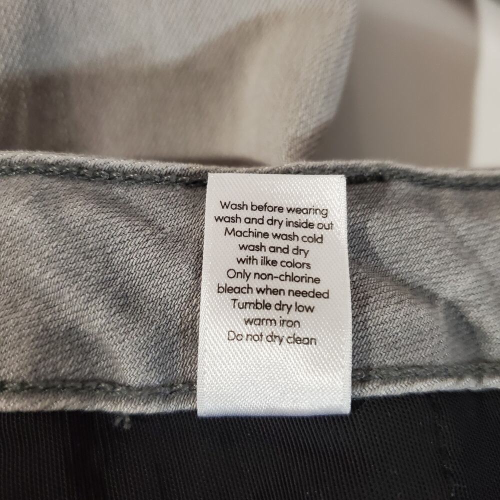 Athleta Skulptek Skinny Crop Jeans Womens Size 10 Granite Gray Fade Performance - Picture 10 of 11